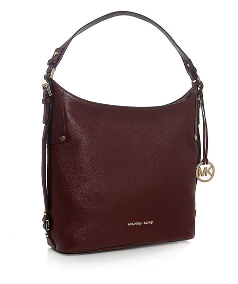 michael kors bedford belted large shoulder bag merlot|MICHAEL Michael Kors Bedford Large Belted Shoulder Bag, Merlot.